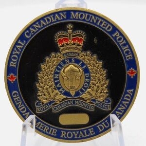 Royal Canadian Mounted Police Prince George Detachment E Division Challenge Coin